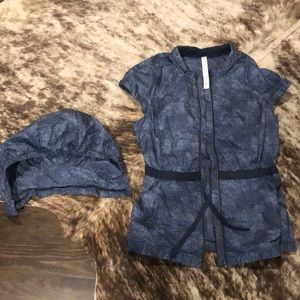 Lululemon Spring Fling Puffy Vest- blue, size 10